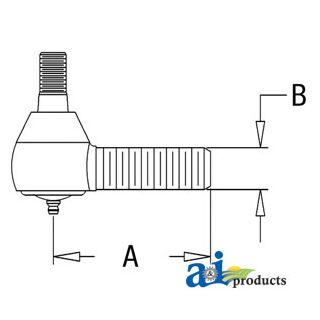 A160200 - Tie Rod End, Short