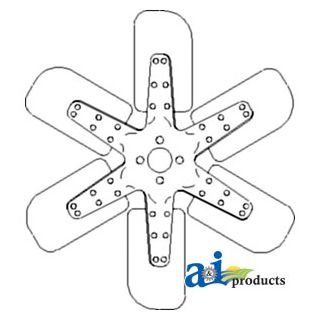 A173726 - Fan, 6 Blade