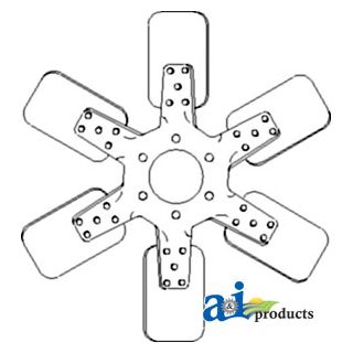 A173728 - Fan, 6 Blade