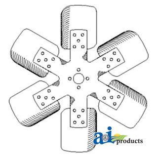 A23106 - Fan, 6 Blade