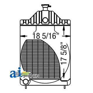 A39344 - Radiator w/o Oil Cooler Fitting