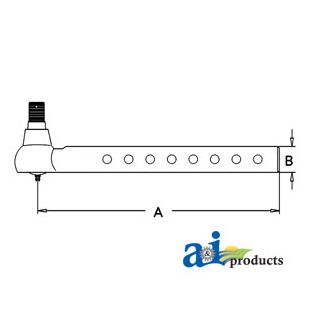 A43374 - Tie Rod End, Long