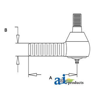 A44762 - Tie Rod End, Short