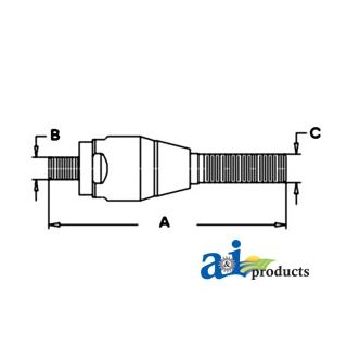 A52166 - Tie Rod, MFWD