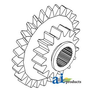 A62178 - Gear, Sliding Range Cluster, 2nd/ 4th Speed