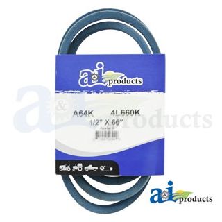 A64K - Kevlar Blue V-Belt (1/2" X 66" )