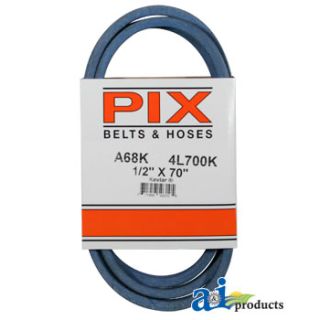 A68K - Kevlar Blue V-Belt (1/2" X 70" )