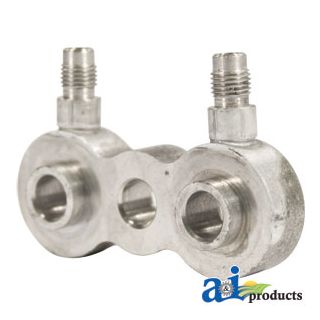 A6ADP - Extension, Manifold 1/2; Pad Mount, (2) 1/4 Male Ports
