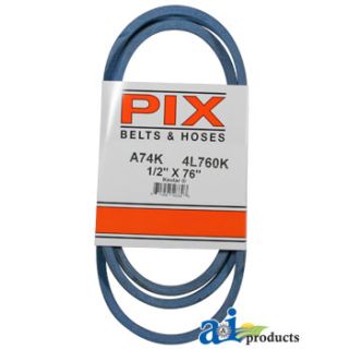 A74K - Kevlar Blue V-Belt (1/2" X 76" )