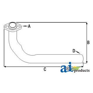AB322R - Exhaust Pipe