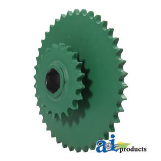 AE39652 - Sprocket, Double; Lower Drive Roll, 20/40 Tooth