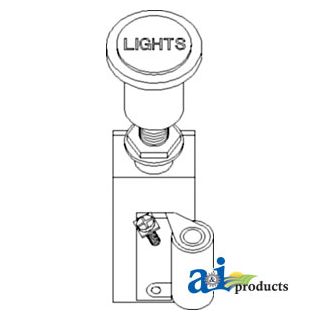 AF708R - Switch, Light (6 Volt)