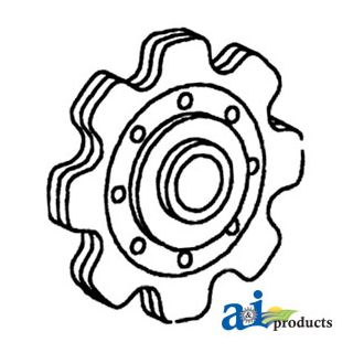 AH103303 - Sprocket, Gathering Chain Idler
