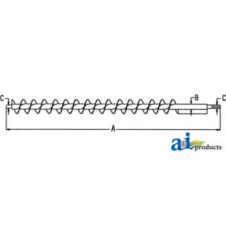 AH103728 - Auger, Tank Rear Cross