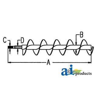 AH112435 - Auger, Horizontal Unloading (Short)