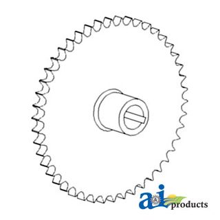 AH125080 - Sprocket, Vertical Auger Lower Gear Case