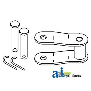 AH137631 - Offset Link (CA550-Chrome Pin)