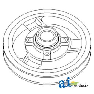 AH139936 - Pulley, Header Electromagnetic Clutch