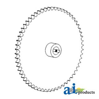AH140001 - Sprocket Assy, Grain Tank Cross Auger