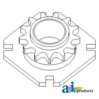 AH143100 - Sprocket, Drive; 13 Tooth / 60 Chain