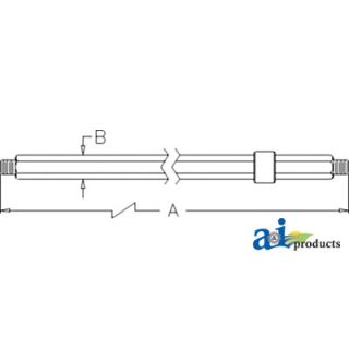 AH145821 - Shaft, Cutterbar Drive (LH)