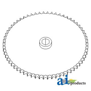 AH145940 - Sprocket, Row Unit; 64 Tooth / 50 Chain