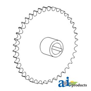 AH146352 - Sprocket, Vertical Auger Lower Gear Case