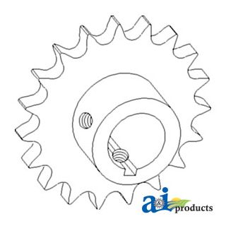 AH147557 - Sprocket, Tailings Elevator Spout, Upper