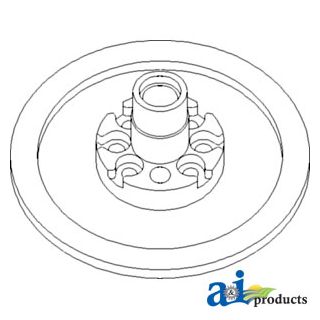 AH167535 - Sheave, Inner; Fan Driven