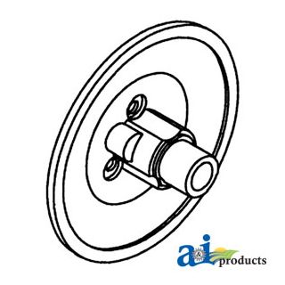 AH173726 - Inner Sheave, Cleaning Fan Driven; 8 3/8"