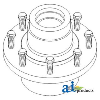 AH173846 - Hub Assembly, Rear Axle Spindle Service Kit