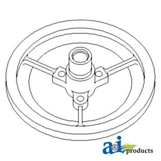 AH204179 - Sheave, Outer; Fan Driven