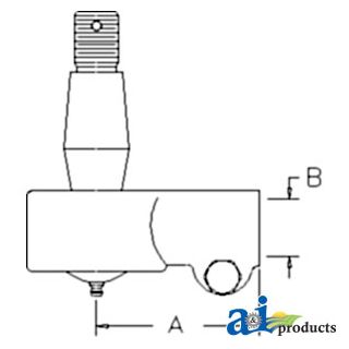 AH204612 - Tie Rod End, Cylinder Rod