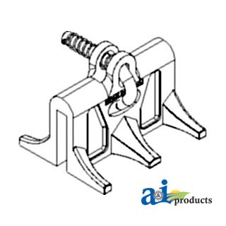 AH206756 - Concave Insert - C/W Spring, Pin, Roll Pin & Washer