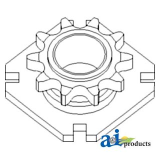 AH222303 - Sprocket, Drive; Auger Drive Slip Clutch