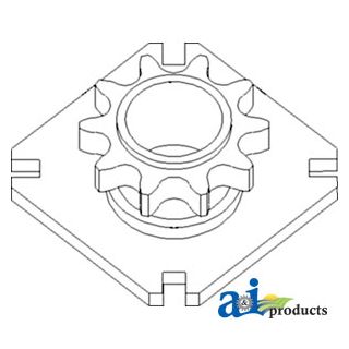 AH227660 - Sprocket, Drive; Auger Drive Slip Clutch
