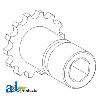 AH91784 - Sprocket, Drive; 14 Tooth / 60 Chain
