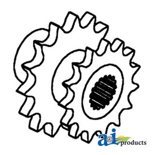 AH93152 - Sprocket, Walker & Shoe Drive