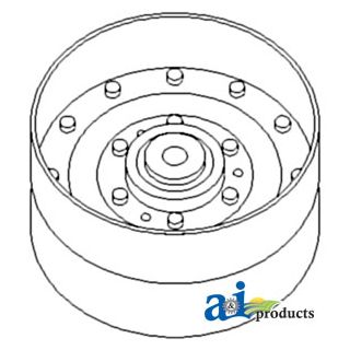 Ah93318 - Pulley, Flat Idler