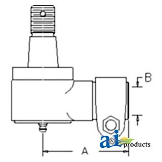 AL32866 - Cylinder End; Hydrostatic Steering