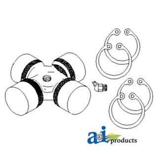 AL37069 - U-Joint Cross & Bearing; MFWD 35mm X 97mm