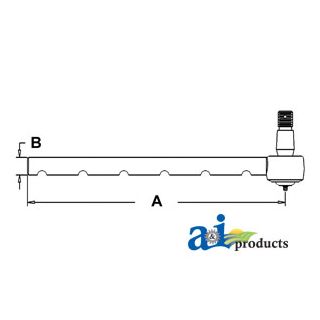 AL37505 - Tie Rod, 6 notches