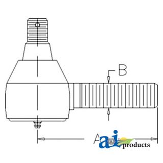 AL37523 - Tie Rod, Short Threaded