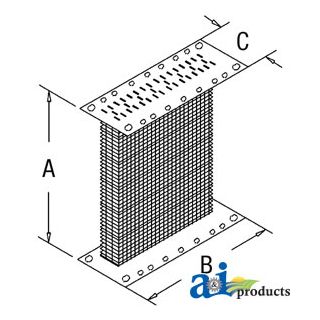 AR1627R - Radiator Core
