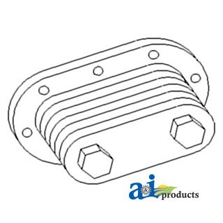 AR55394 - Cooler, Oil w/ Gaskets
