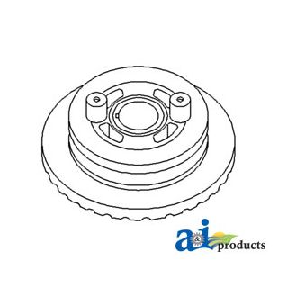 Ar58172 - Pulley, Crankshaft Dampener (Singular Groove W/O Ac)