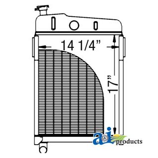 AT10299 - Radiator; Short Filler Neck