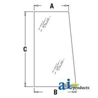 AT171897 - Glass, Side, Front (LH) - Side, Rear (RH)