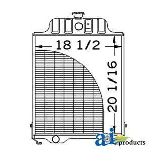 AT48171 - Radiator (w/o Oil Cooler)