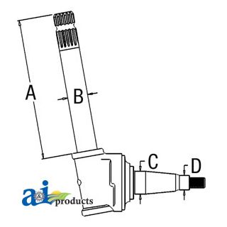 AT76138 - Spindle (RH/LH)